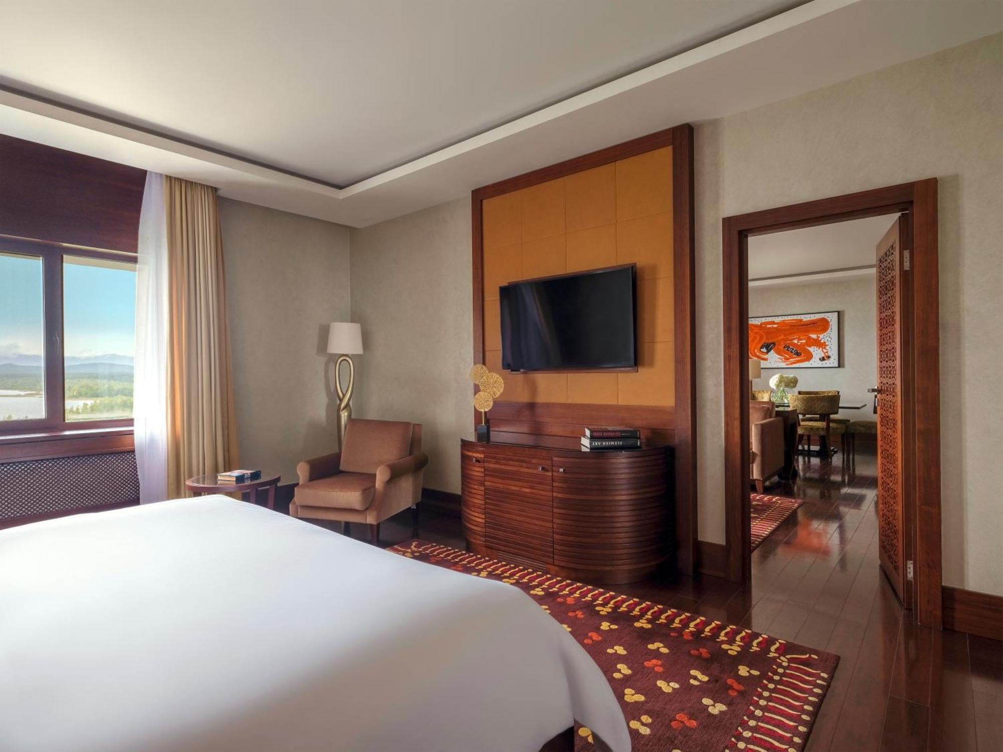 Rixos Borovoe Hotell Shchūchīnsk Exteriör bild A bedroom at the hotel